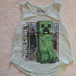 Minecraft Girl's Tank Top Size XS 4-5